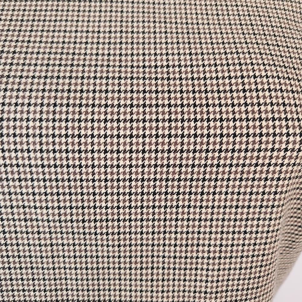 H&M Houndstooth Mini Lined Sheath Dress | Tailored French Chic | Versitile Small - Picture 4 of 11